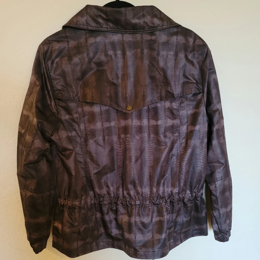 ZENERGY by CHICO'S Artsy Chocolate Chloe Jacket NWOT Chicos Size 2 (Large / 12)